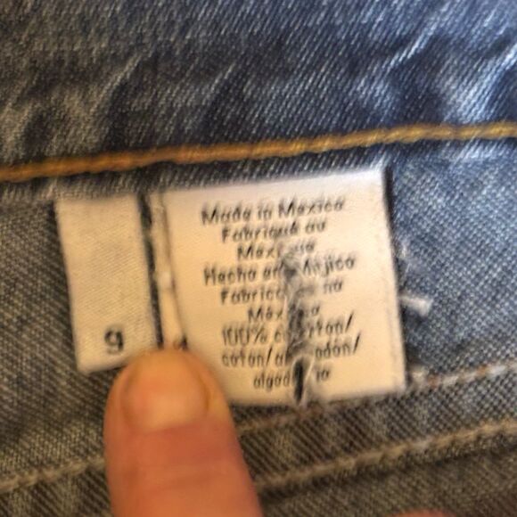 Vintage Calvin Klein Jeans Women Sz 9 Bootcut Low Rise Stretch Y2K Denim 1990s - Picture 4 of 8